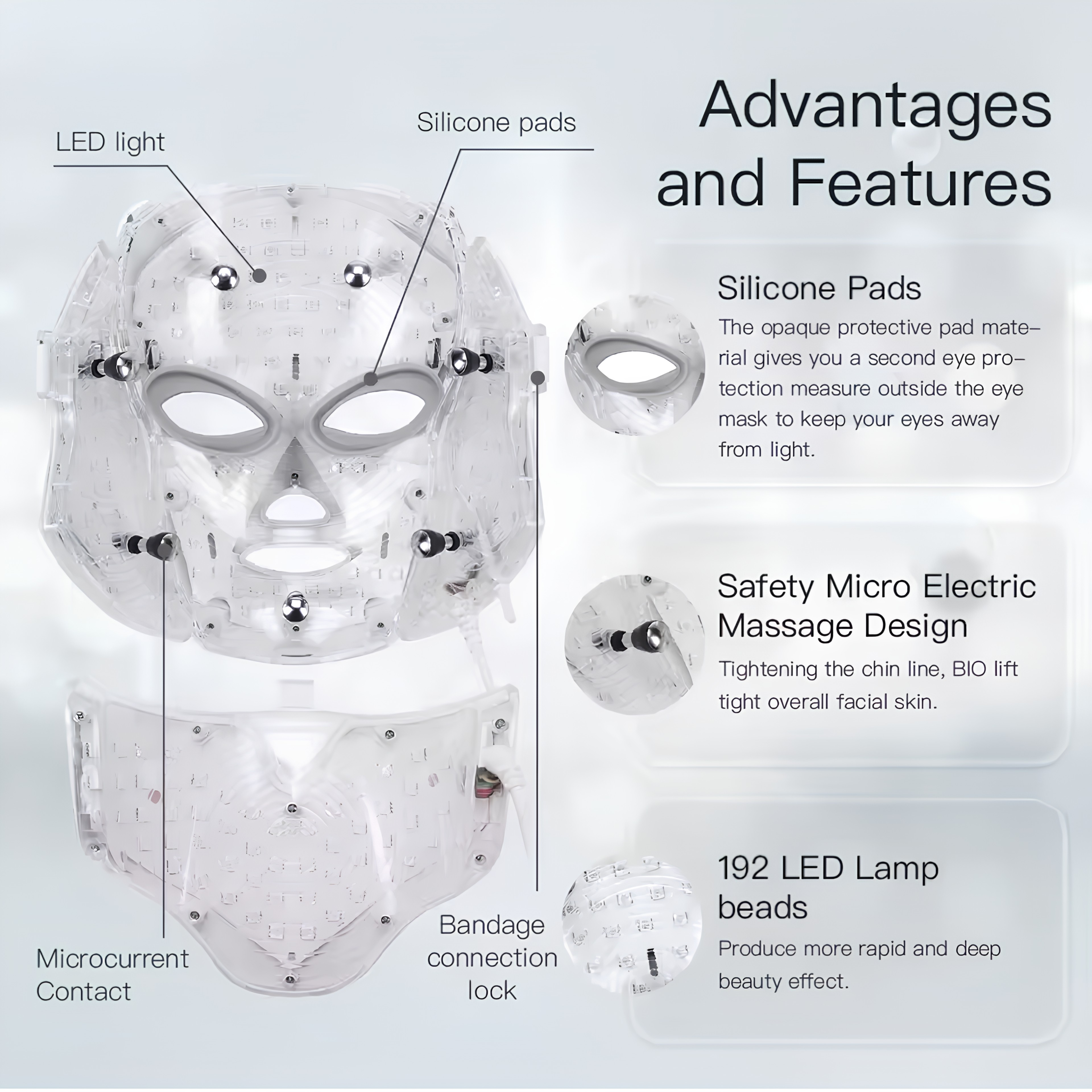 AcneMate Led Mask Spectrometer