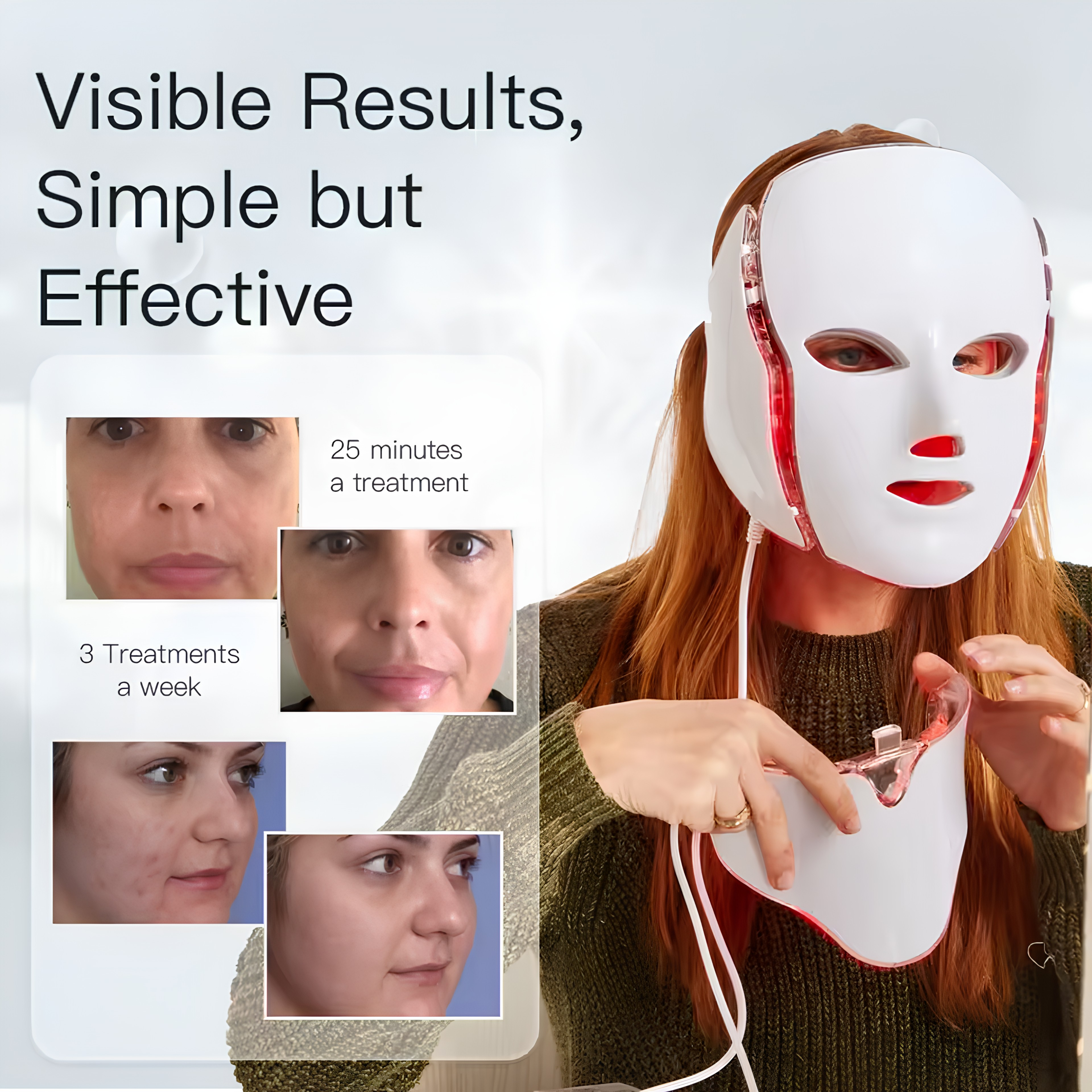 AcneMate Led Mask Spectrometer
